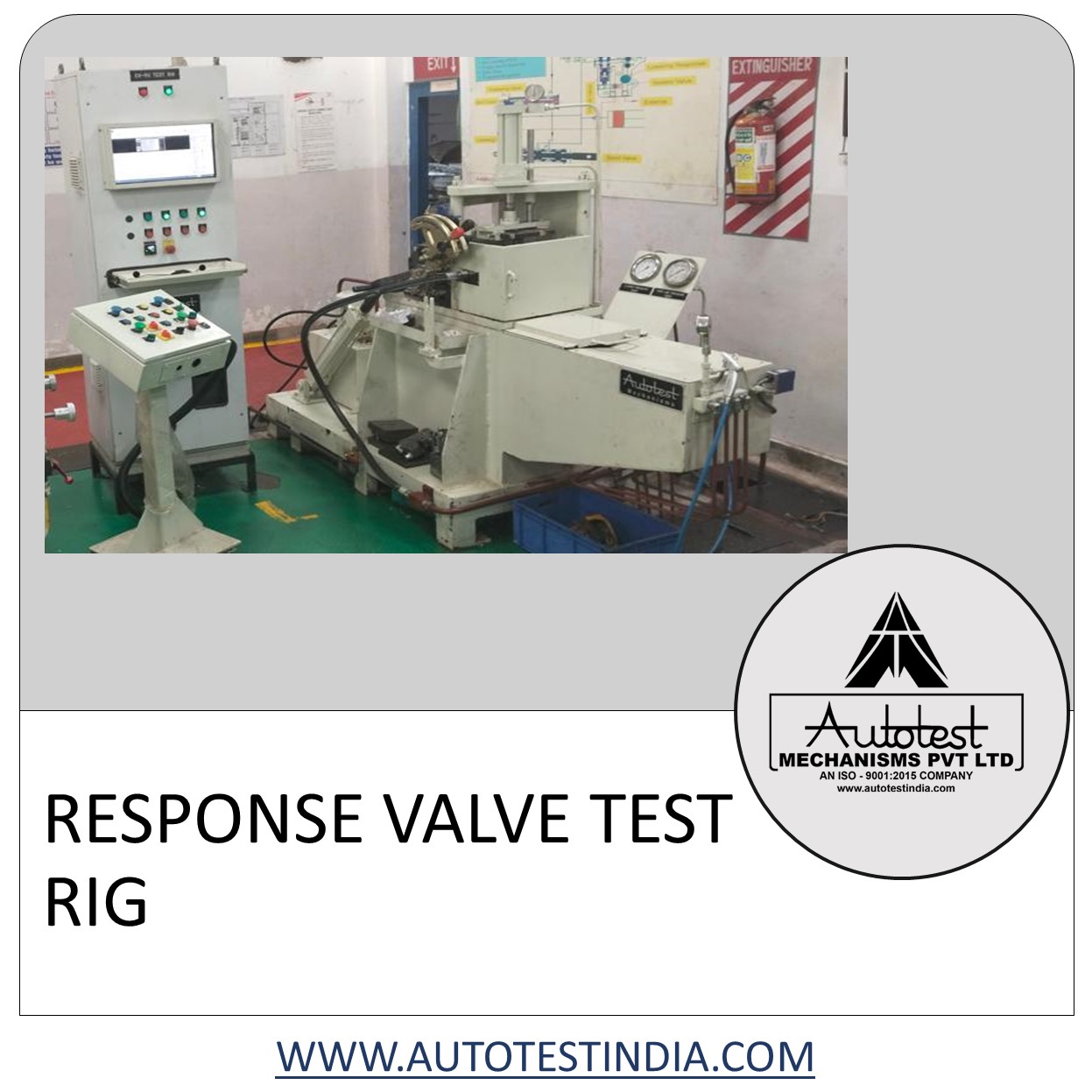 RESPONSE VALVE TEST RIG