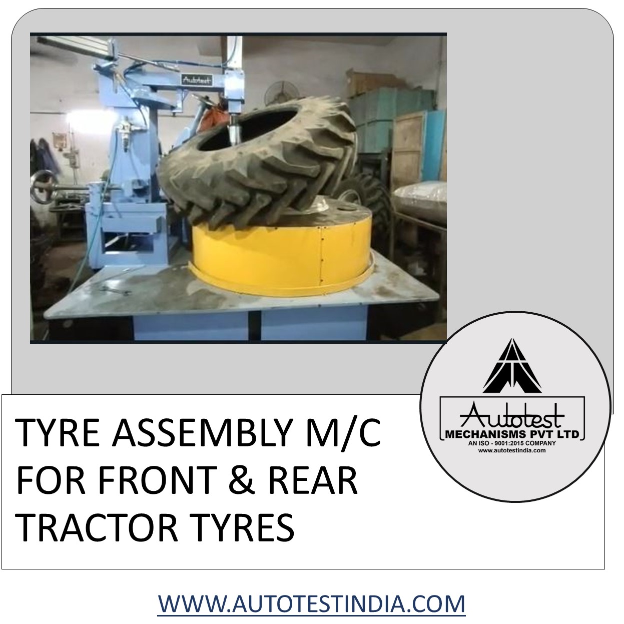 TYRE ASSEMBLY M/C FOR FRONT & REAR TRACT