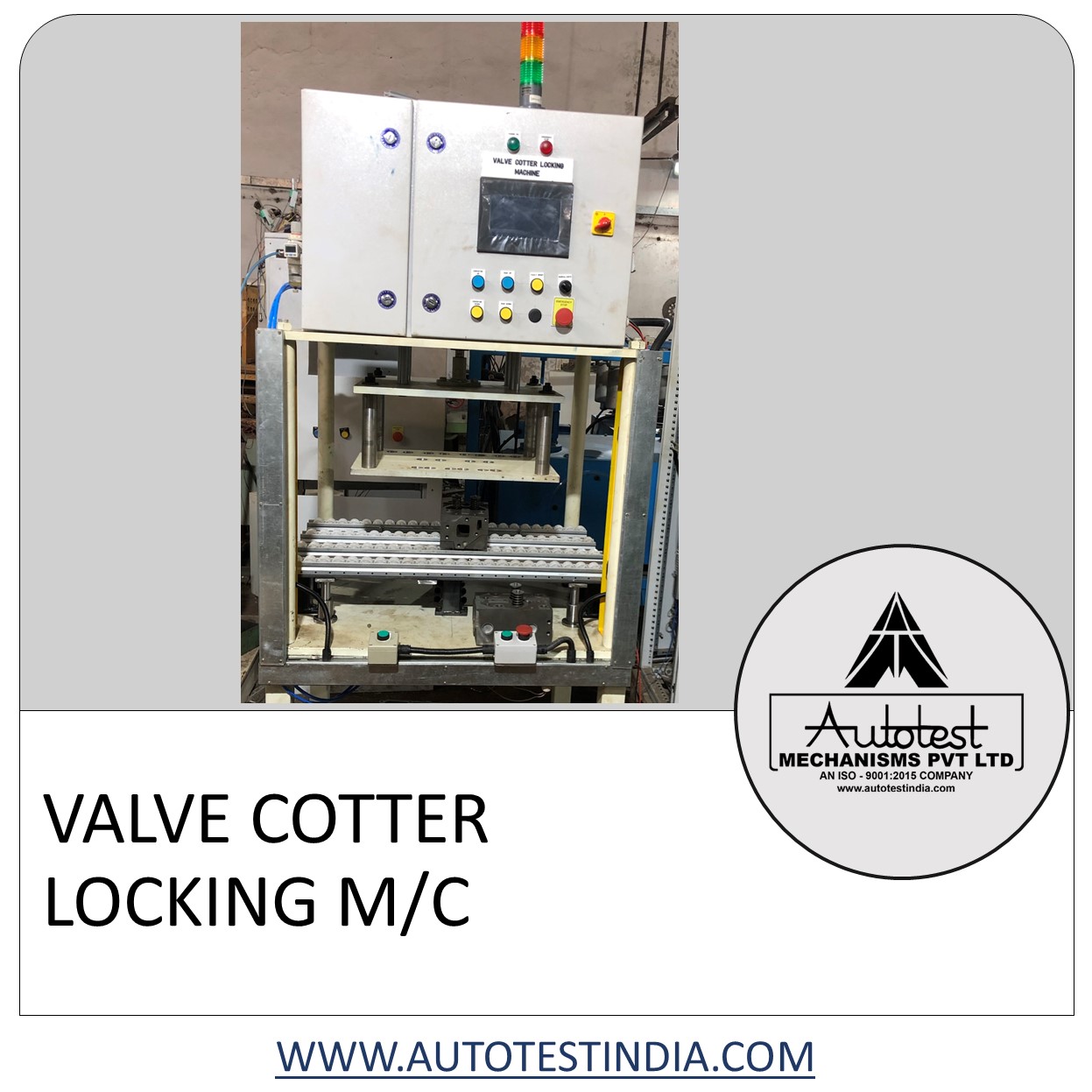 VALVE COTTER LOCKING M/C
