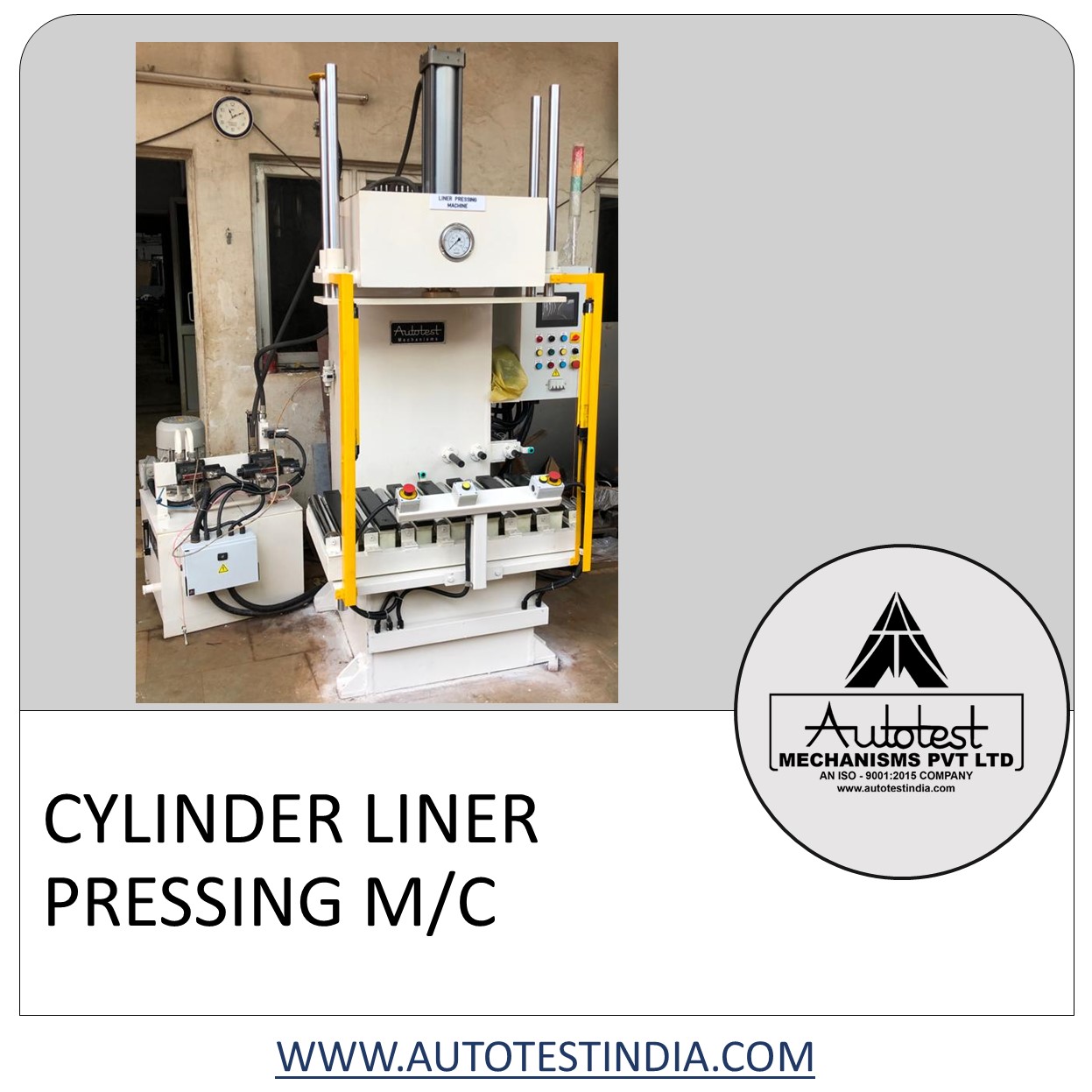 CYLINDER LINER PRESSING M/C