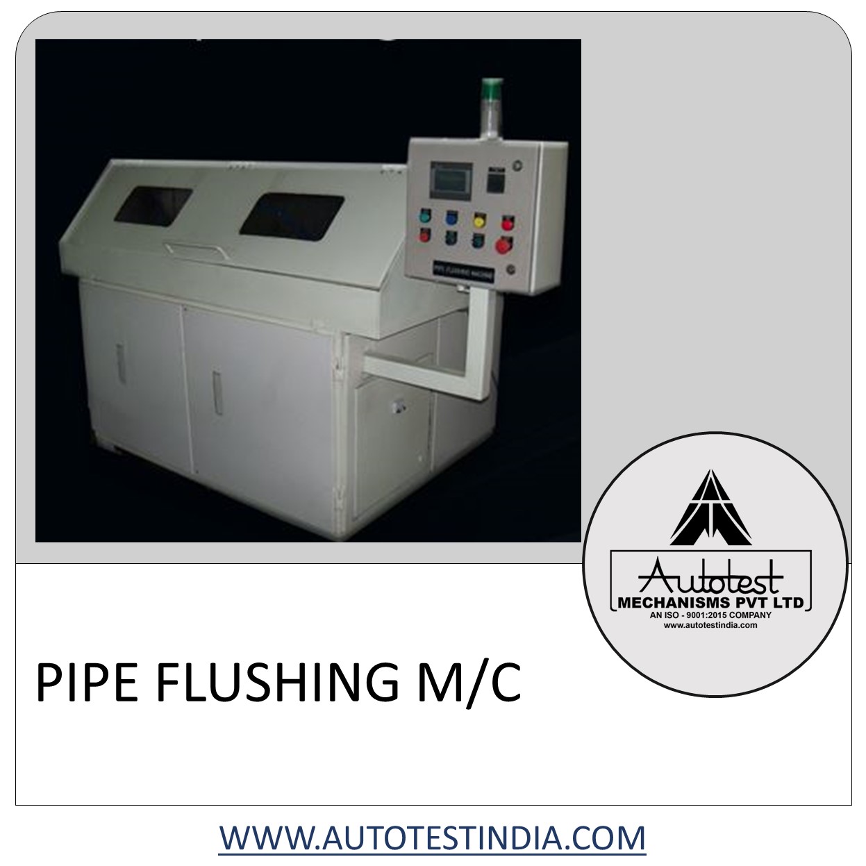 PIPE FLUSHING M/C