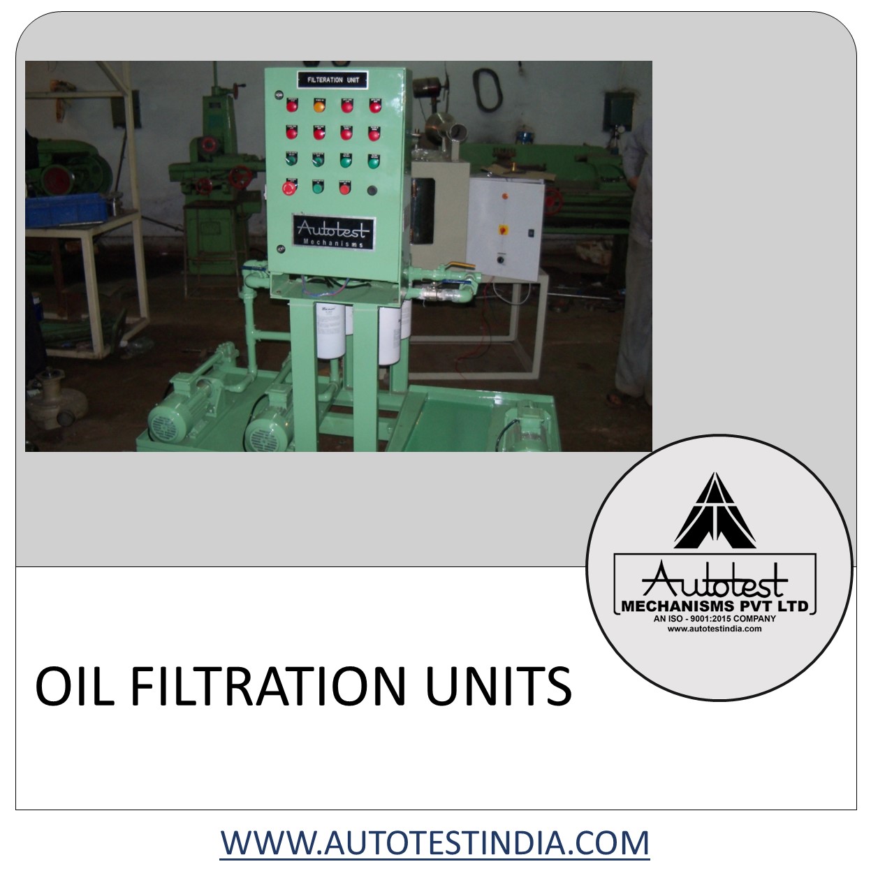 OIL FILTRATION UNITS
