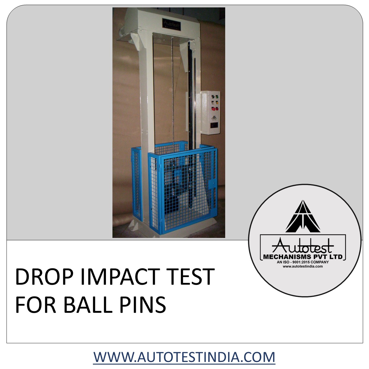 DROP IMPACT TEST FOR BALL PINS